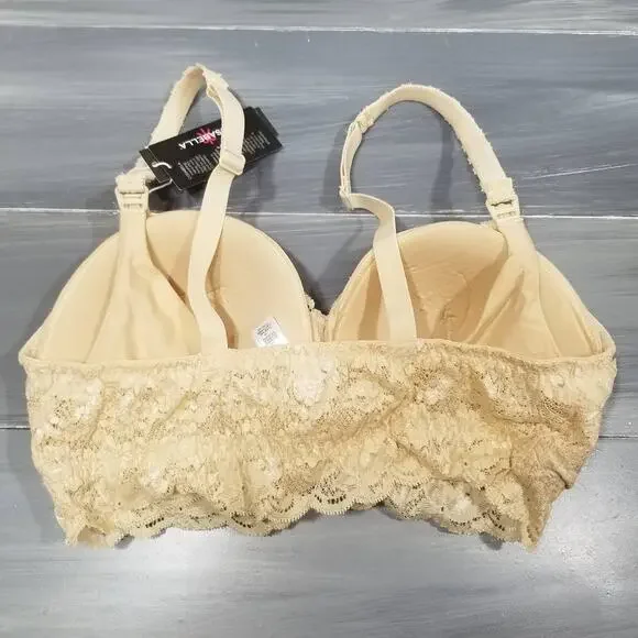 Cosabella Never Say Never Mommie Nursing Bra Maternity Blush Lace Large - Picture 4 of 12